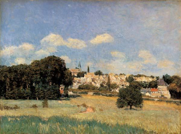 Alfred Sisley View of Marly-le-Roi-Sunshine Germany oil painting art